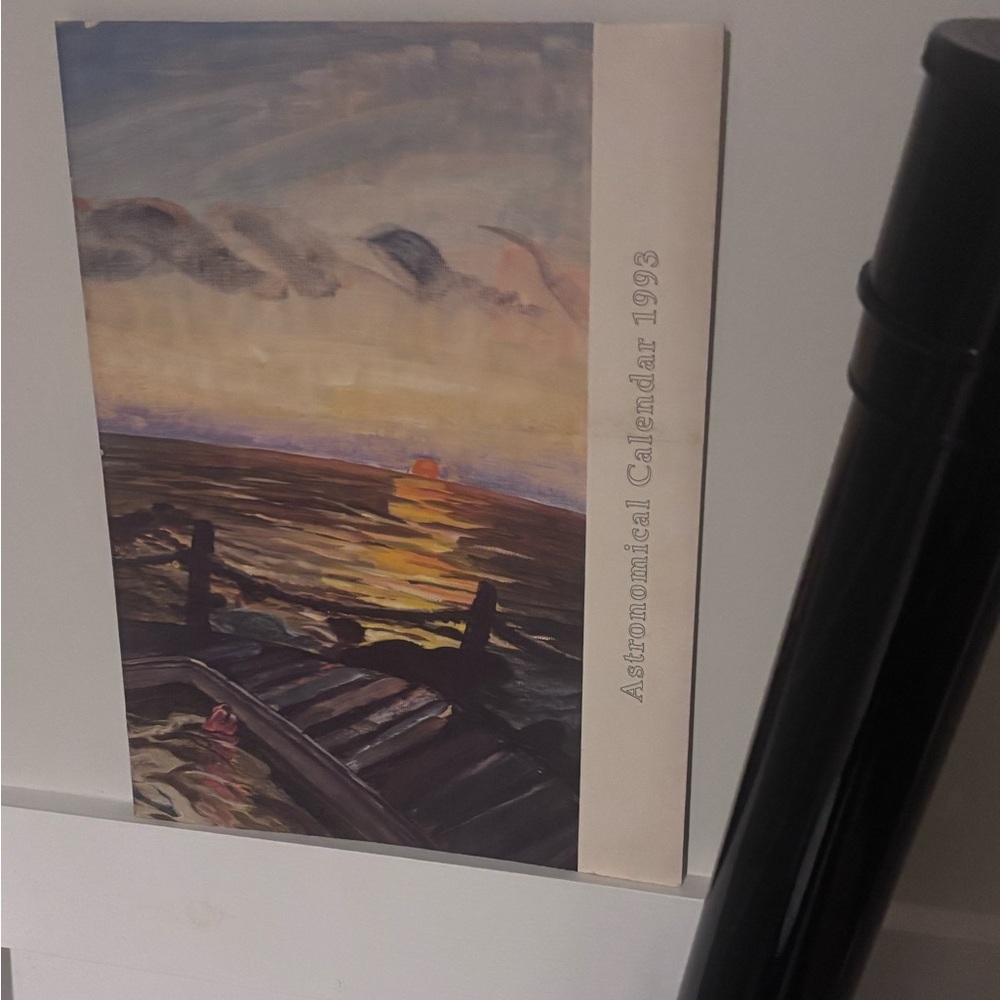 Astronomical Calendar 1993 Guy Ottewell 15" X 11"